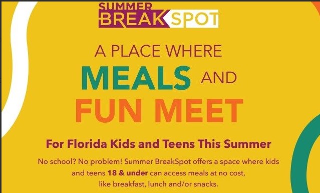  Summer BreakSpot (Summer meals for kids and teens)